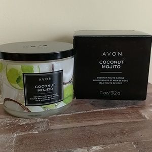 Avon 3 wick Coconut Mojito candle